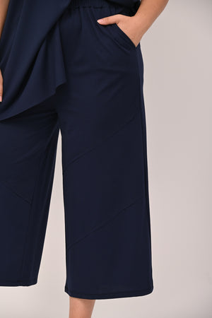Gaucho jersey cuciture - Blu