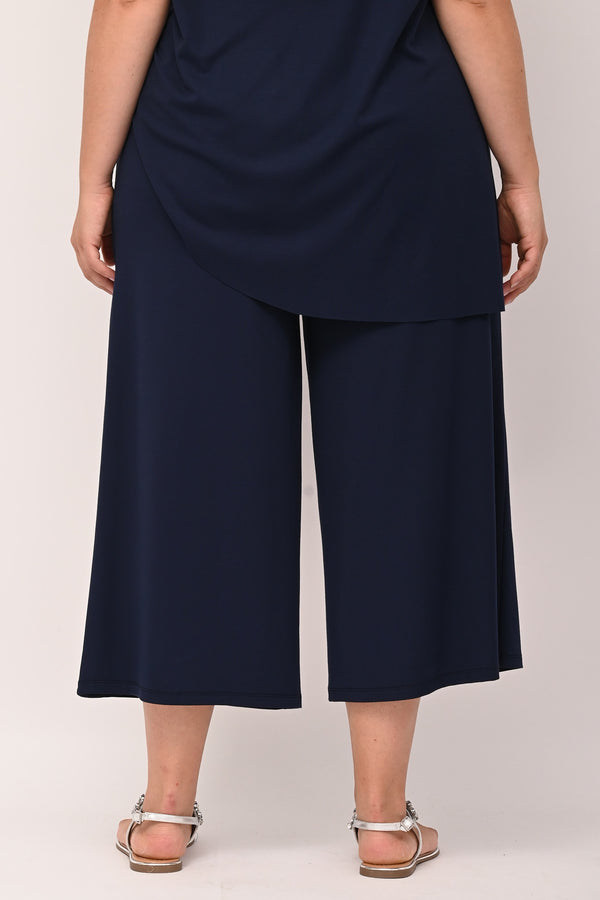 Gaucho jersey cuciture - Blu