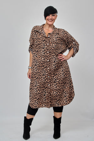 Abito chemisier animalier - Maculato grande