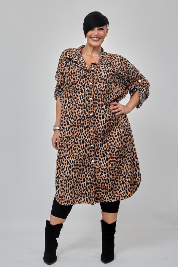 Abito chemisier animalier - Maculato grande