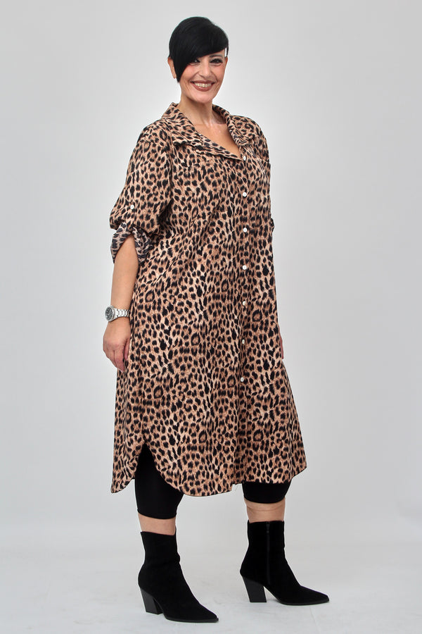 Abito chemisier animalier - Maculato grande
