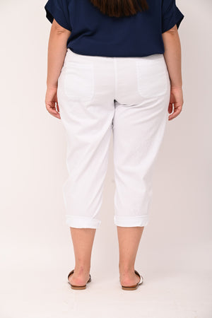 Pantalone baggy cotone - Bianco
