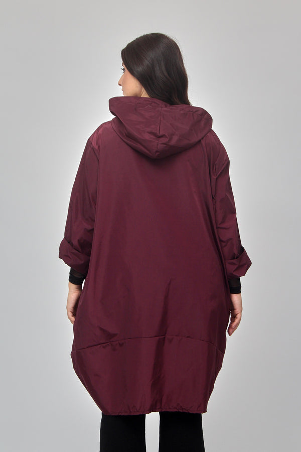Trench zip ovetto - Vino
