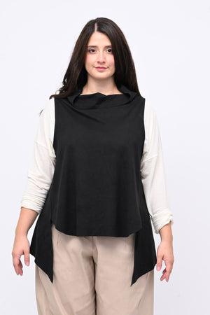 Gilet punte ecodaino - Nero