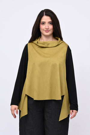 Gilet punte ecodaino - Senape