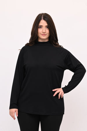 Lupetto viscosa - Nero