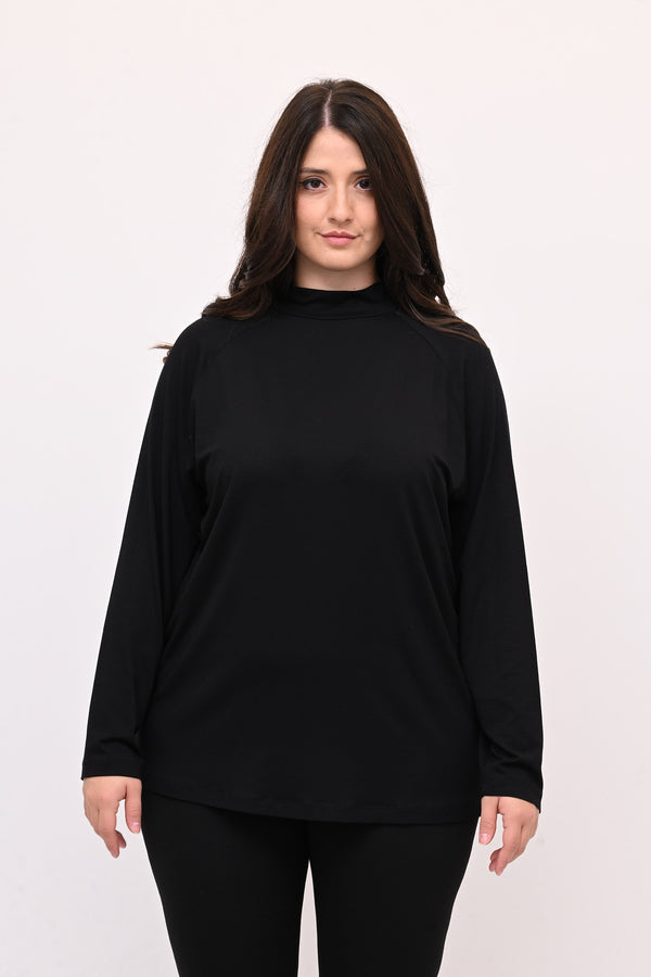 Lupetto viscosa - Nero