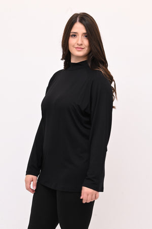 Lupetto viscosa - Nero