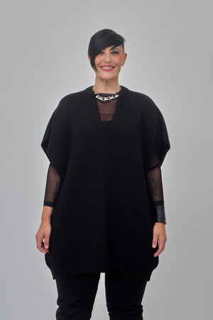 Gilet over collana - Nero