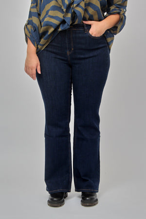 Jeans zampa basico - Blu scuro