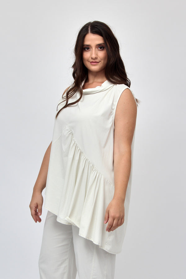 Gilet anello rouches - Nude