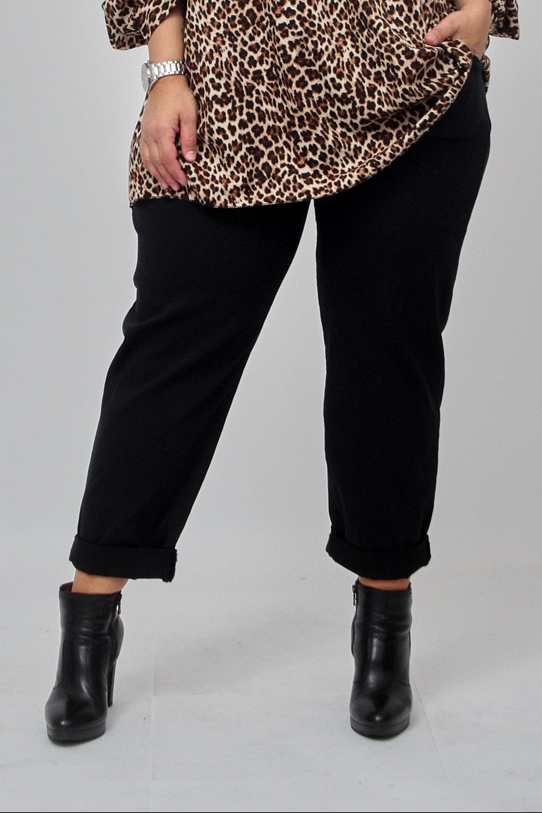 Pantalone bengalina over - Nero