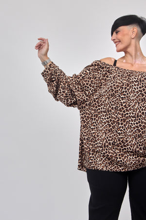 Blusa carmen viscosa - Maculato