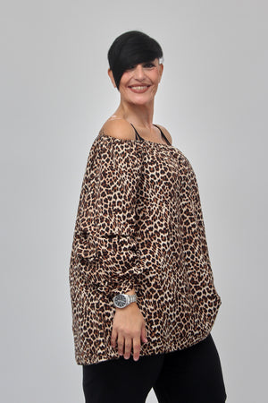 Blusa carmen viscosa - Maculato