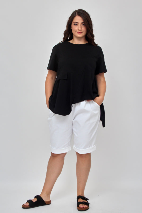 Maglia punte tasca - Nero