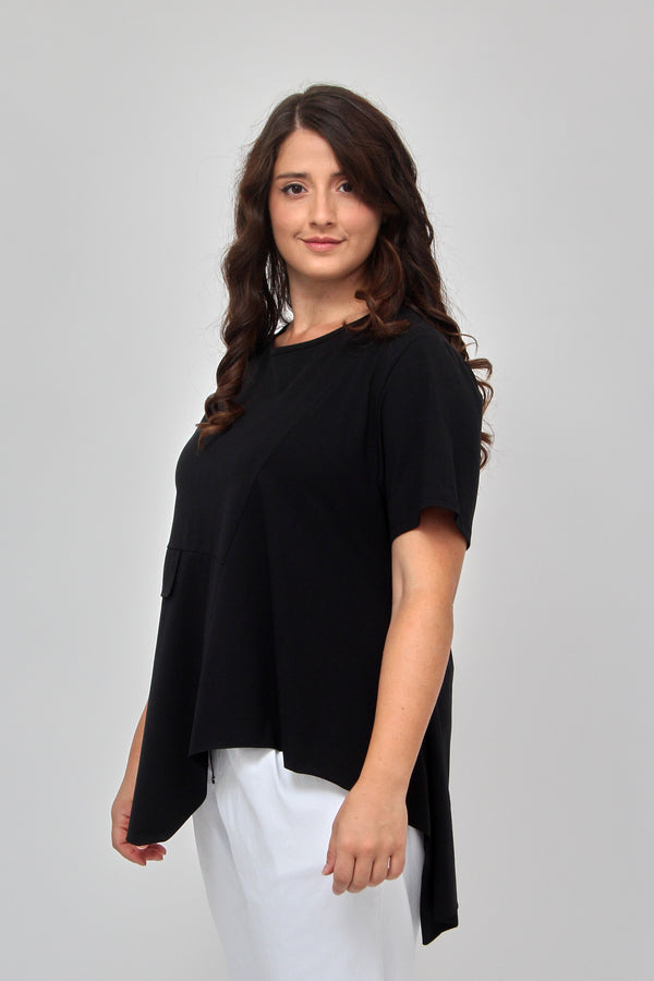 Maglia punte tasca - Nero