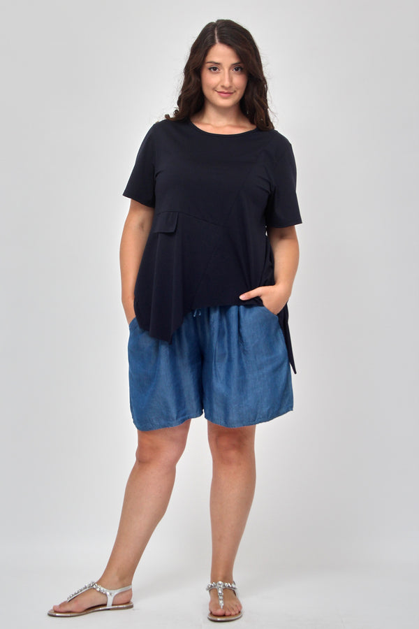 Maglia punte tasca - Blu