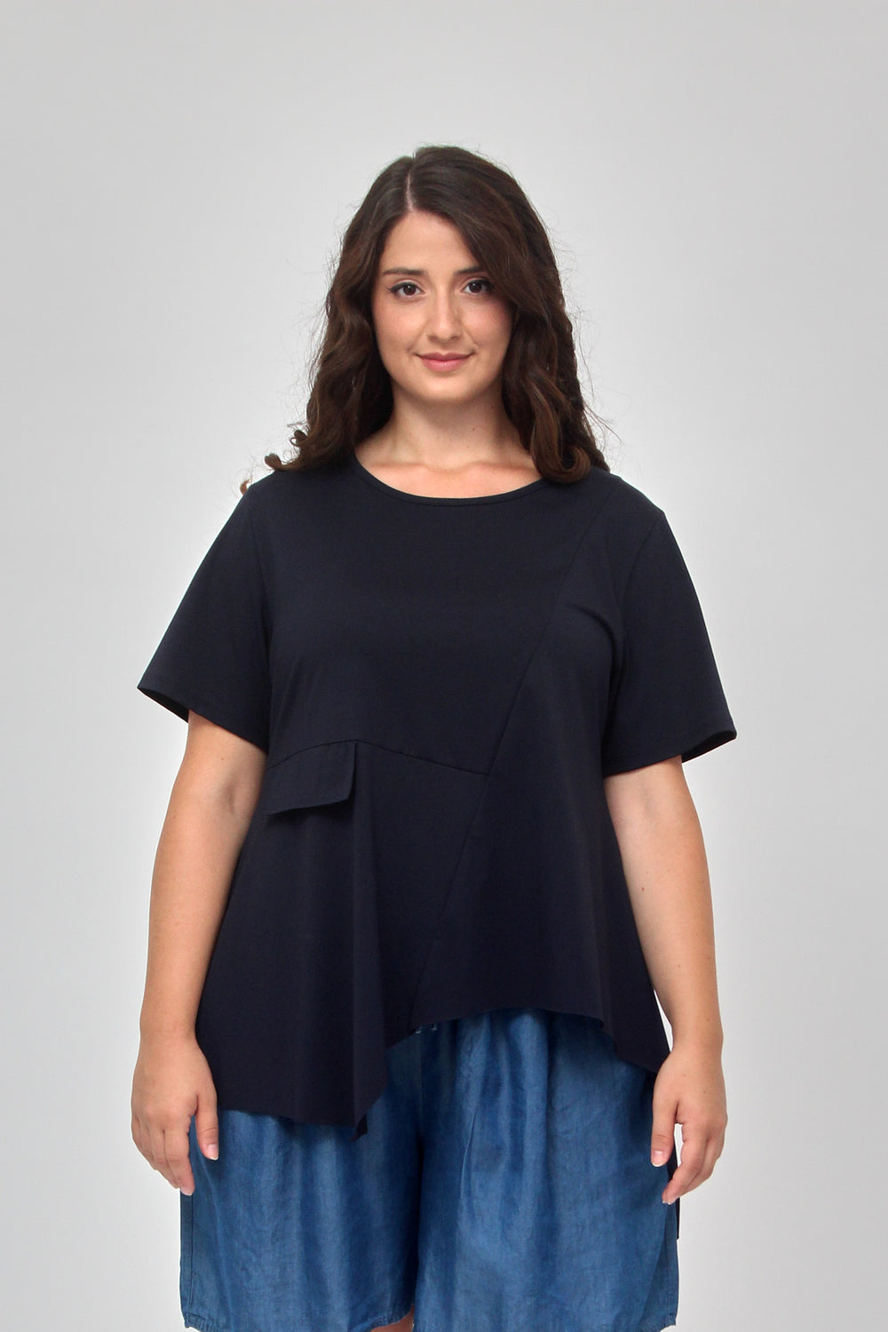 Maglia punte tasca - Blu