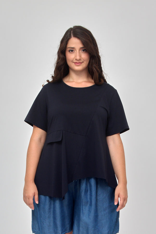 Maglia punte tasca - Blu