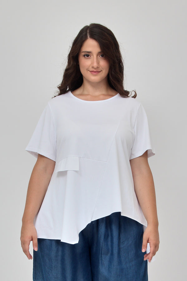 Maglia punte tasca - Bianco