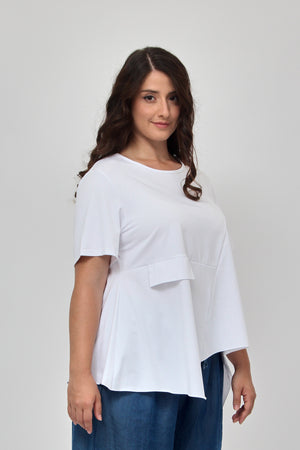 Maglia punte tasca - Bianco