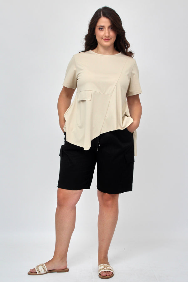 Maglia punte tasca - Nude