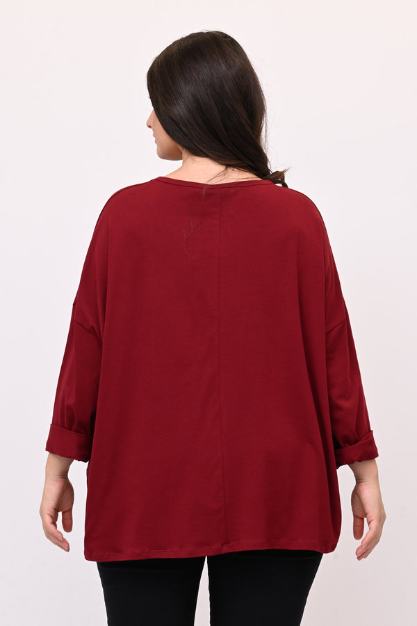 T-shirt scatola over - India