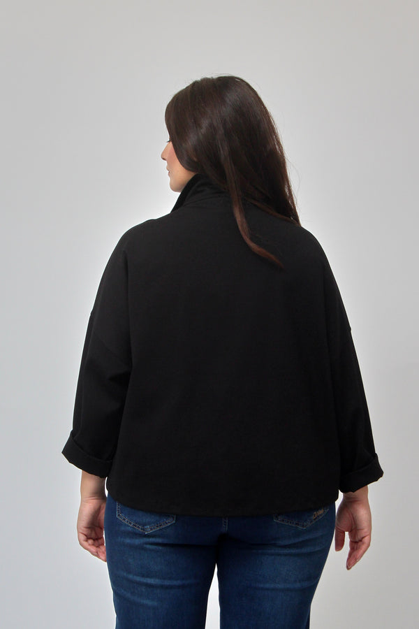Giacca crop - Nero