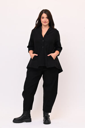 Giacca spacco punte - Nero