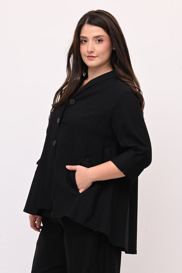 Giacca spacco punte - Nero
