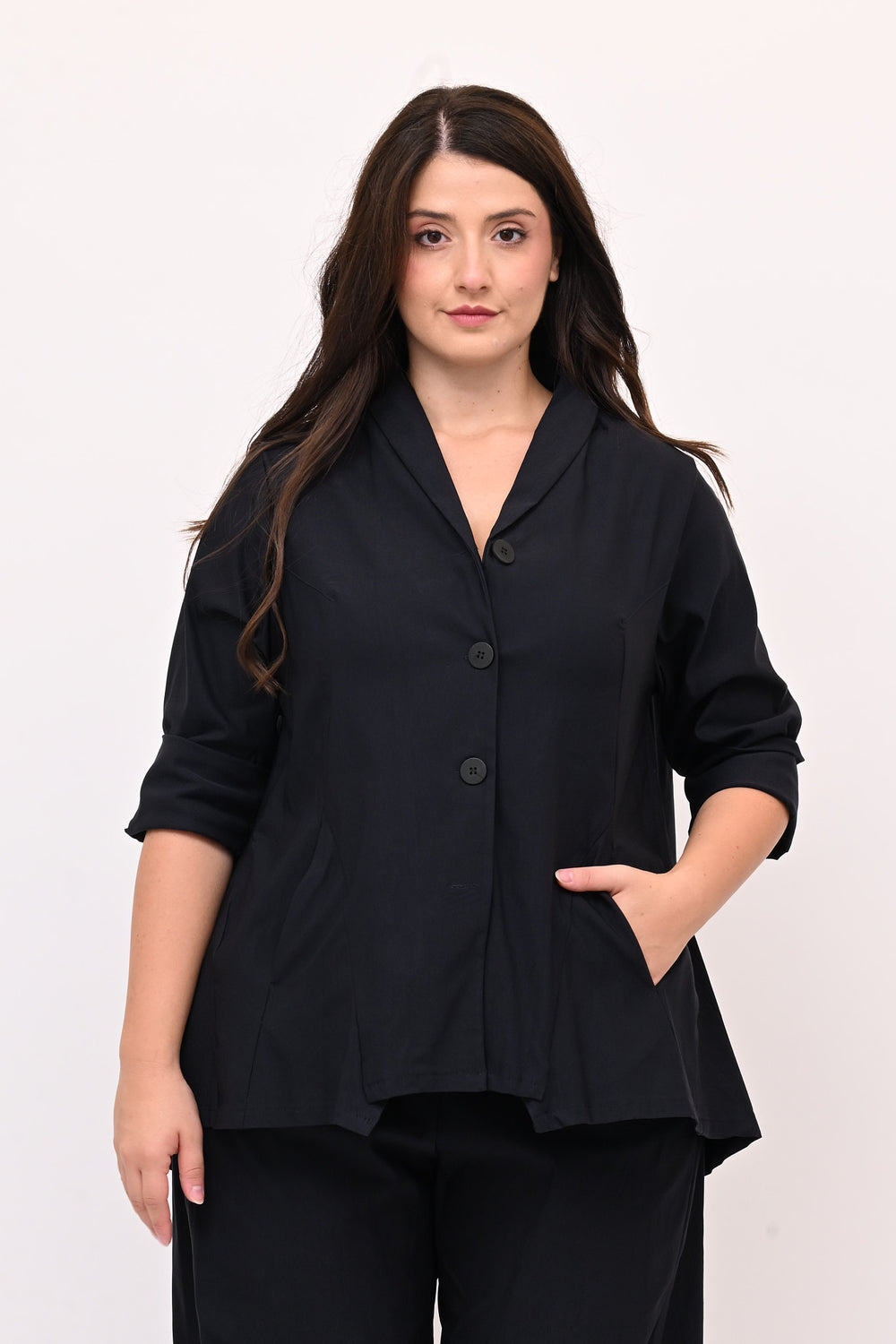Giacca spacco punte - Blu