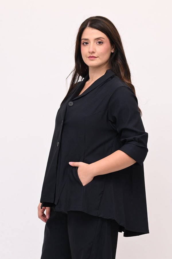 Giacca spacco punte - Blu