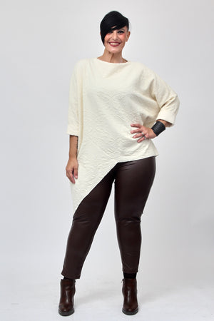 Maxi maglia punta - Burro