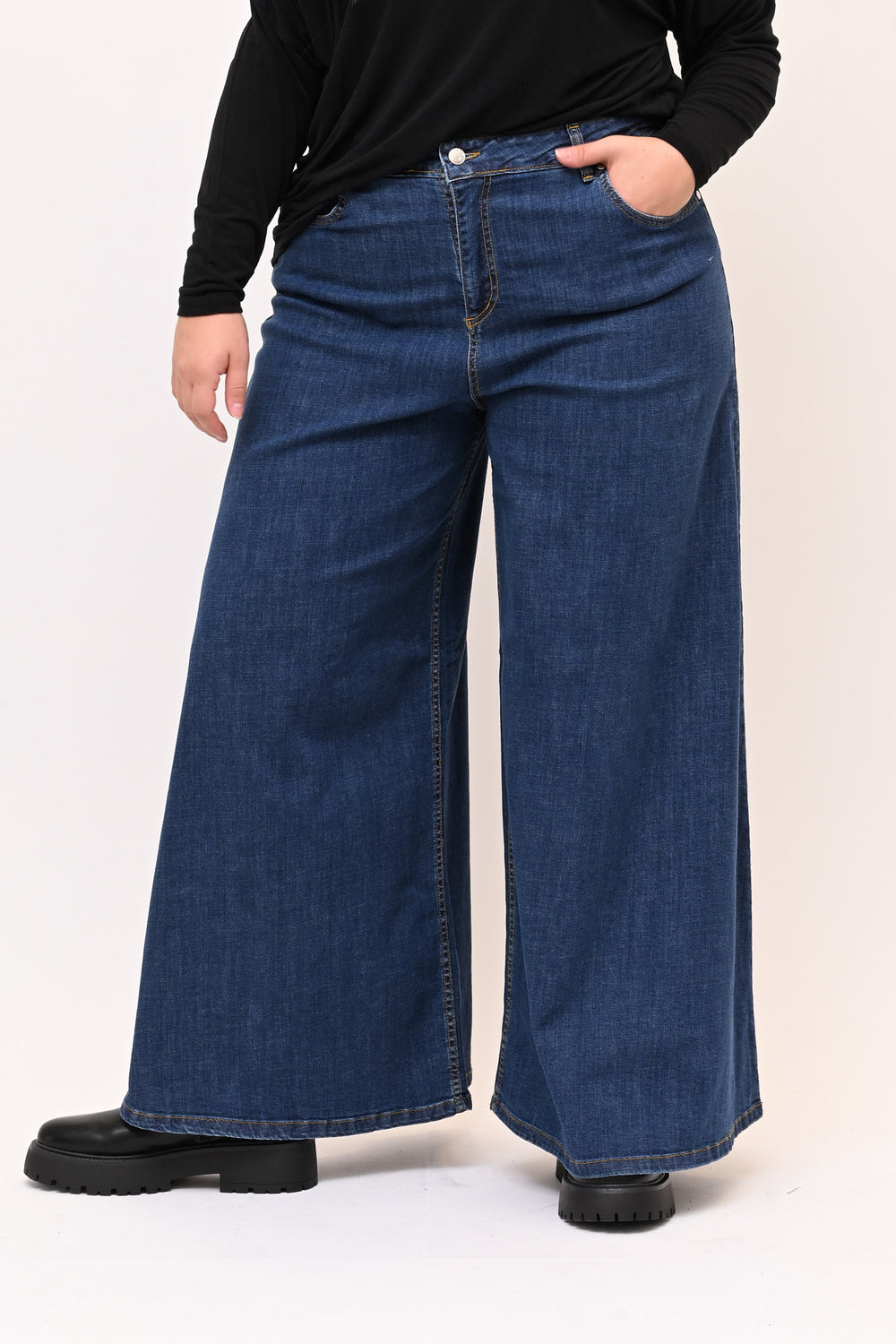 Jeans palazzo elastico - Jeans