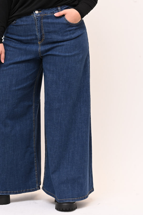 Jeans palazzo elastico - Jeans