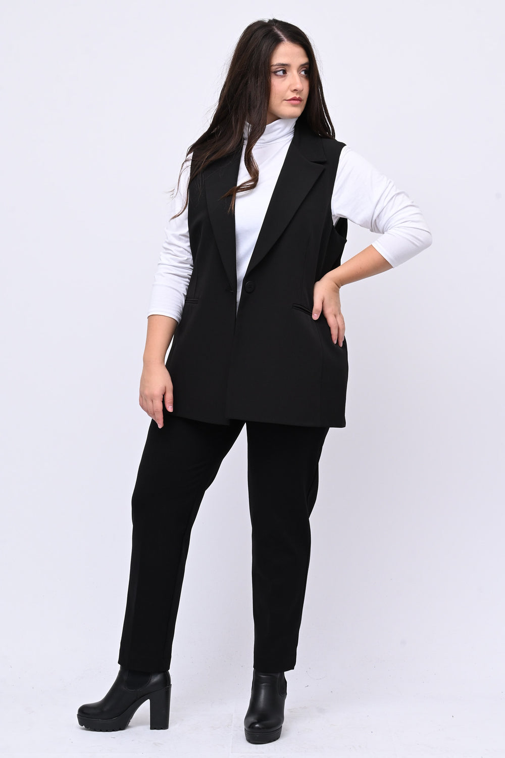 Gilet taglio uomo - Nero