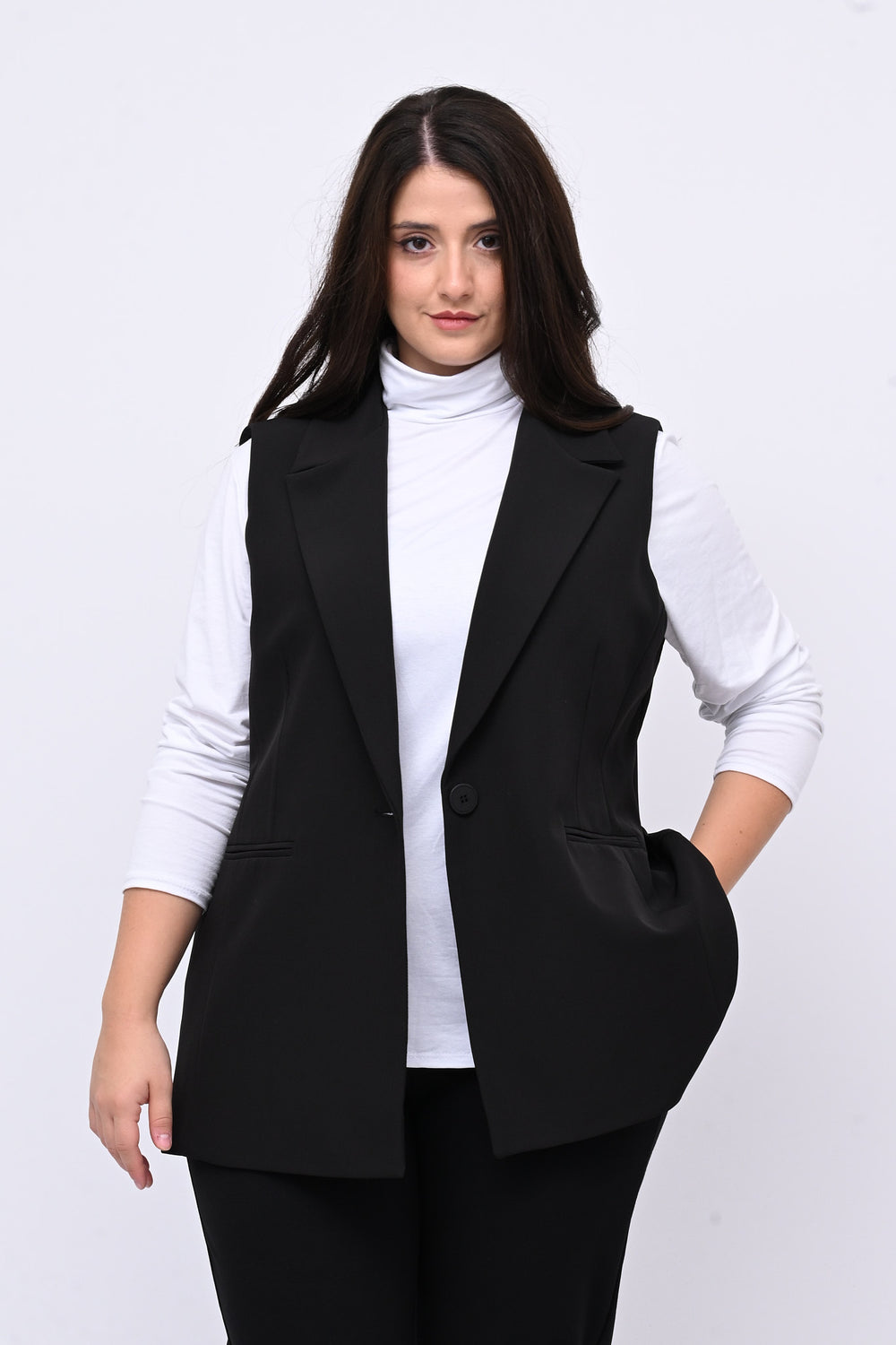 Gilet taglio uomo - Nero