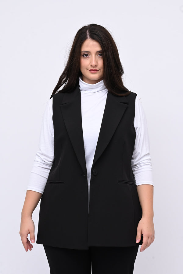 Gilet taglio uomo - Nero