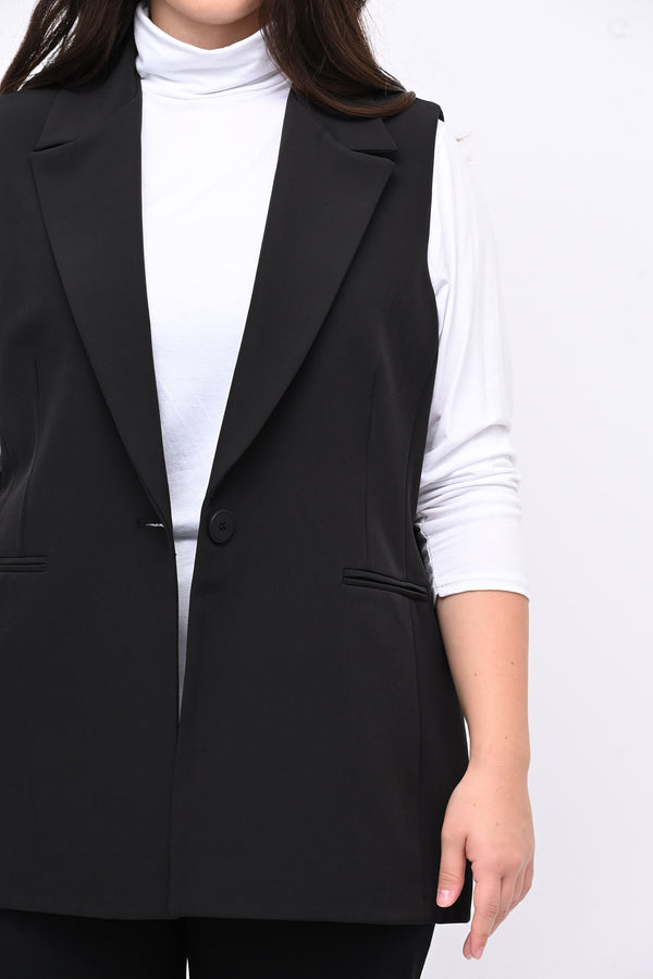 Gilet taglio uomo - Nero
