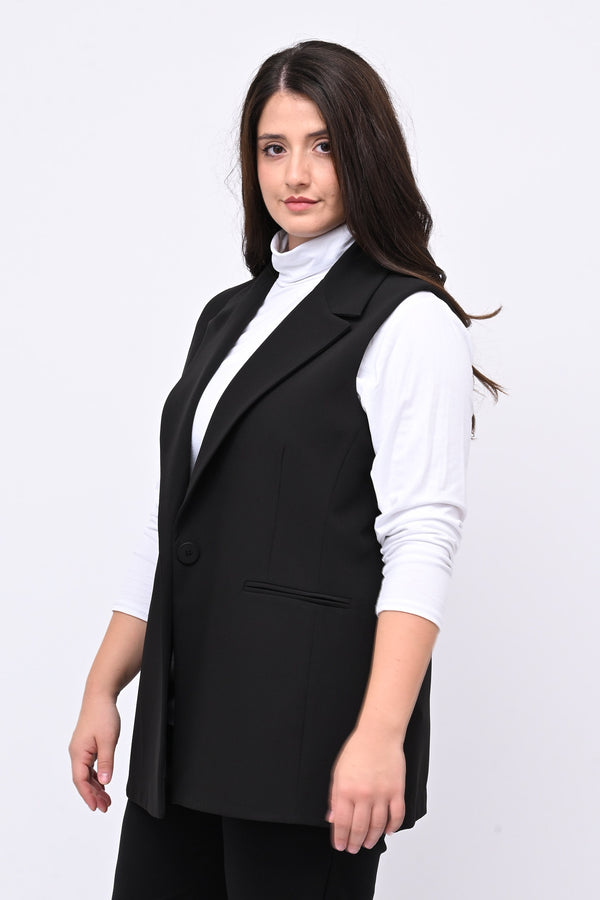 Gilet taglio uomo - Nero