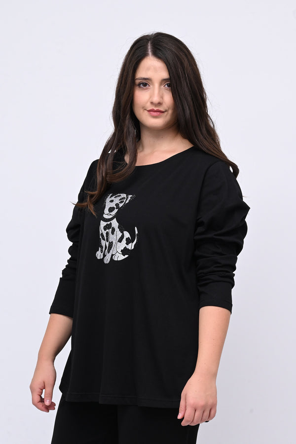 T-shirt carica 101 - Nero