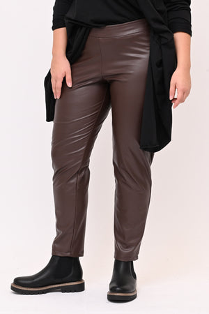 Leggins ecopelle - Moro
