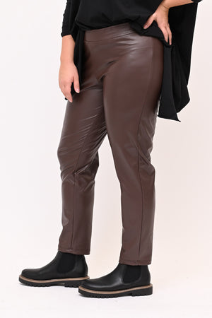 Leggins ecopelle - Moro