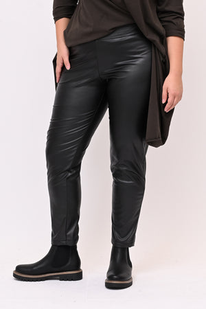 Leggins ecopelle - Nero