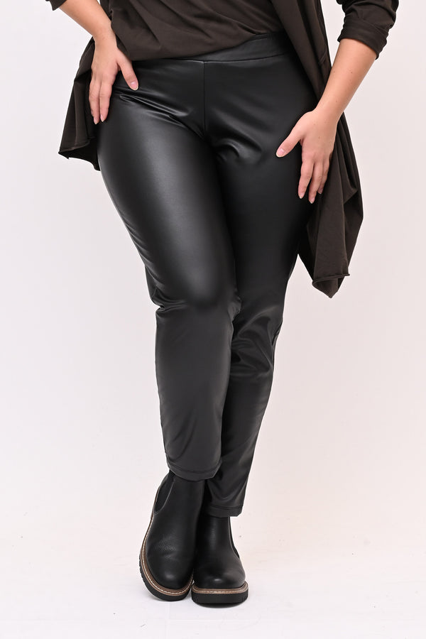 Leggins ecopelle - Nero