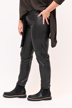 Leggins ecopelle - Nero