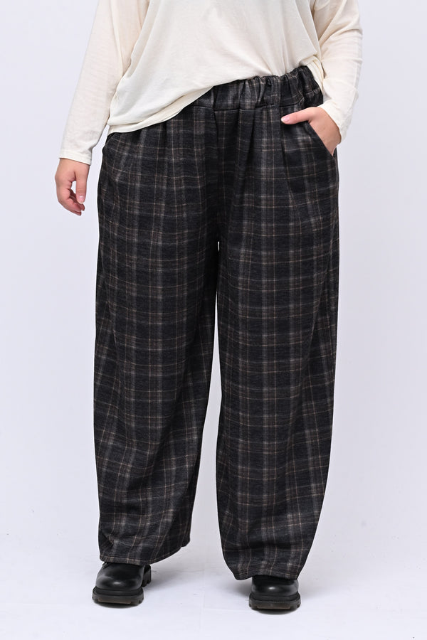 Pantapalazzo jacquard - Nero