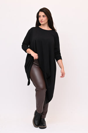 Leggins ecopelle - Moro