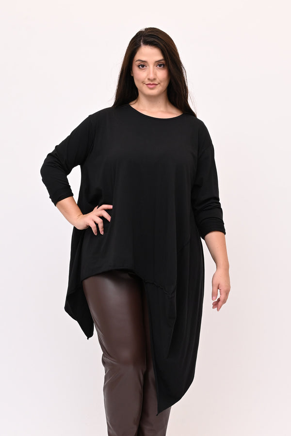 Maximaglia punte asimmetrica - Nero