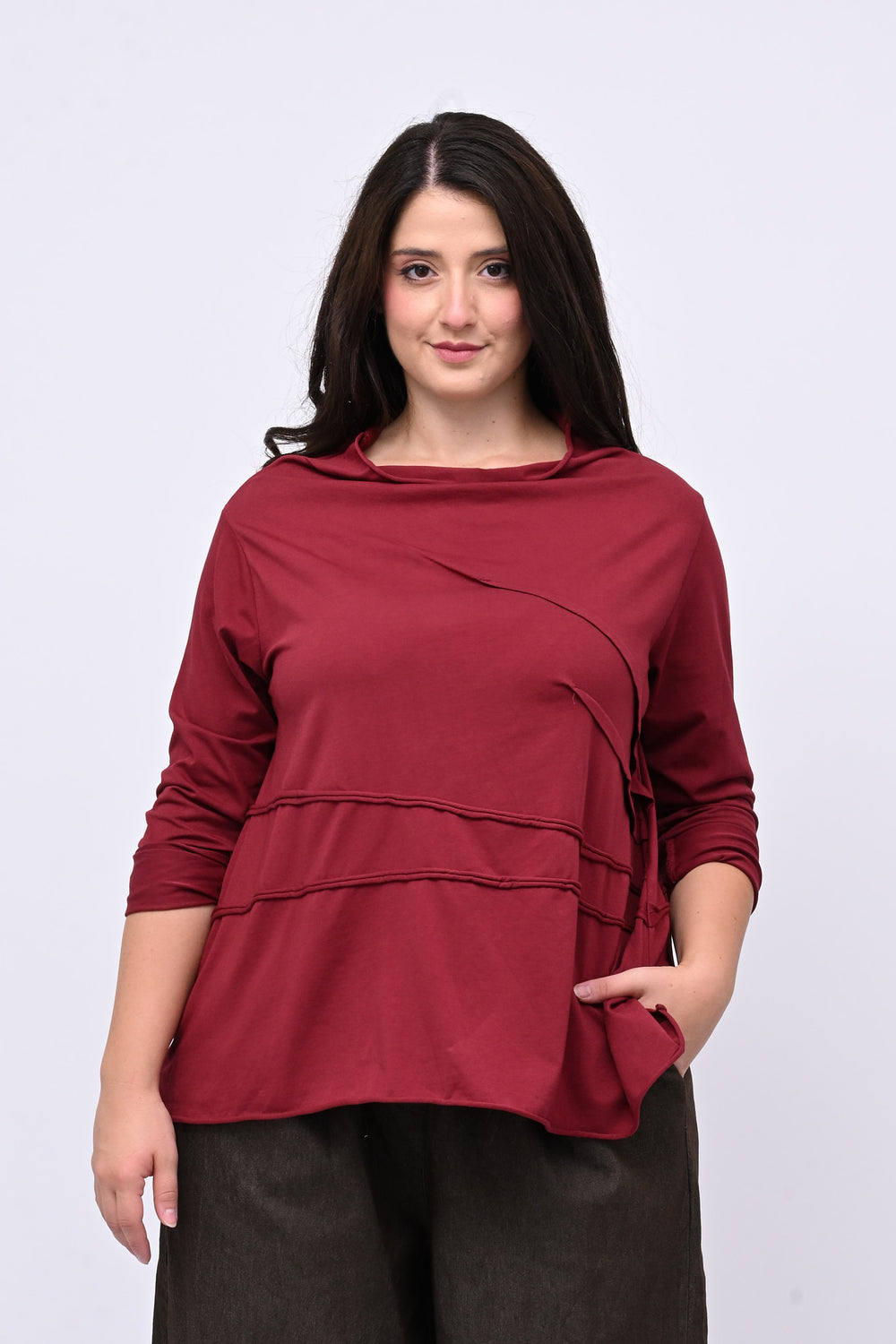 Maglia collo vulcano - India